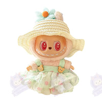 Robe & Nœud Vintage Labubu - modèle CC - MaPelucheLabubu.fr | Adoptez votre Labubu : Peluches et Figurines Uniques
