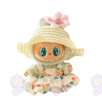 Robe & Nœud Vintage Labubu - modèle VV - MaPelucheLabubu.fr | Adoptez votre Labubu : Peluches et Figurines Uniques