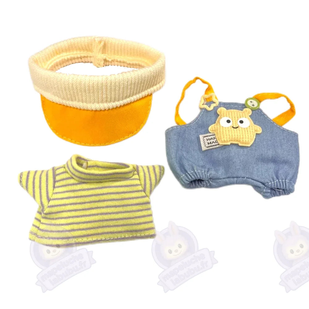 Salopette amusante pour Labubu-MaPelucheLabubu.fr | Adoptez votre Labubu : Peluches et Figurines Uniques