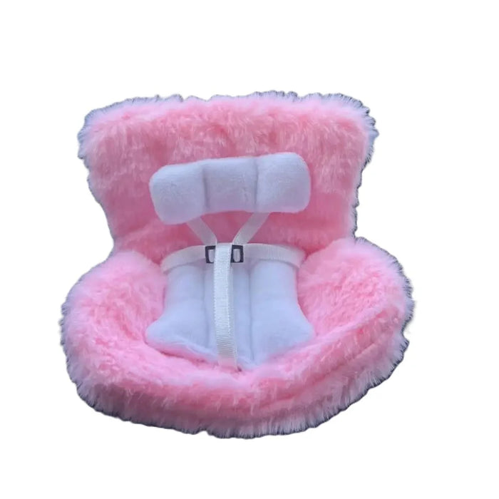 Siège auto en fourrure Labubu-MaPelucheLabubu.fr | Adoptez votre Labubu : Peluches et Figurines Uniques