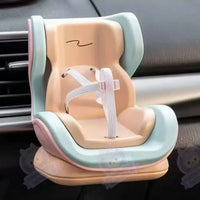 Siège auto Hello Labubu - modèle Orange - MaPelucheLabubu.fr | Adoptez votre Labubu : Peluches et Figurines Uniques