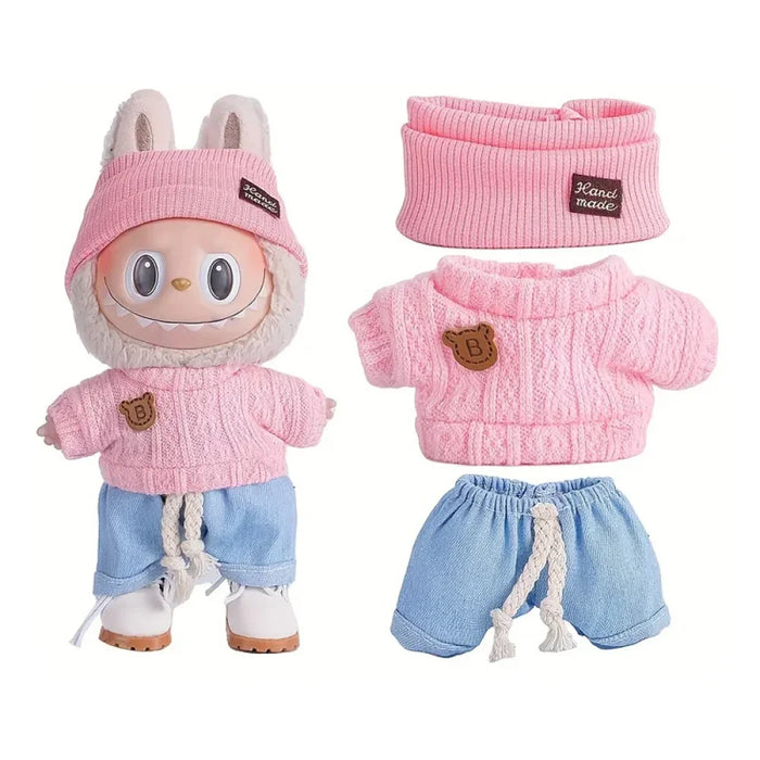 Tenue pour Labubu quotidienne-MaPelucheLabubu.fr | Adoptez votre Labubu : Peluches et Figurines Uniques