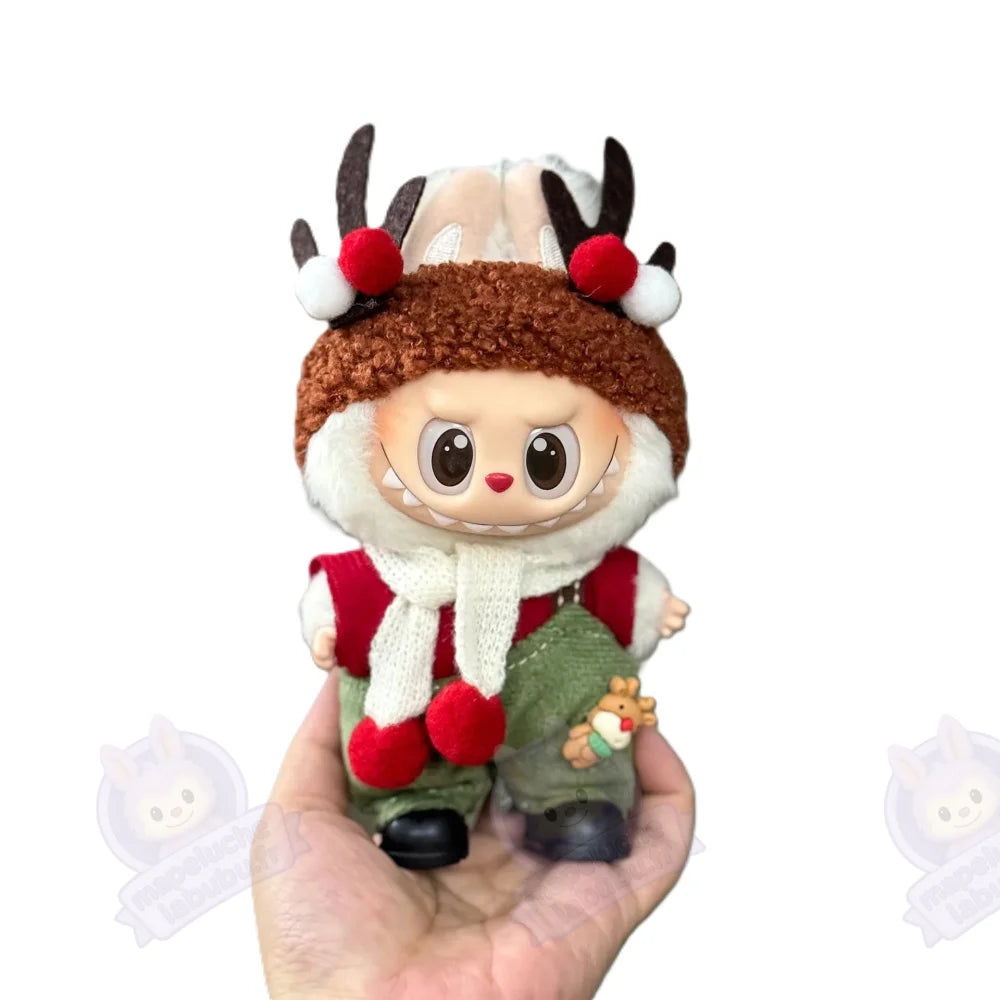 Tenue de noël pour Labubu-MaPelucheLabubu.fr | Adoptez votre Labubu : Peluches et Figurines Uniques