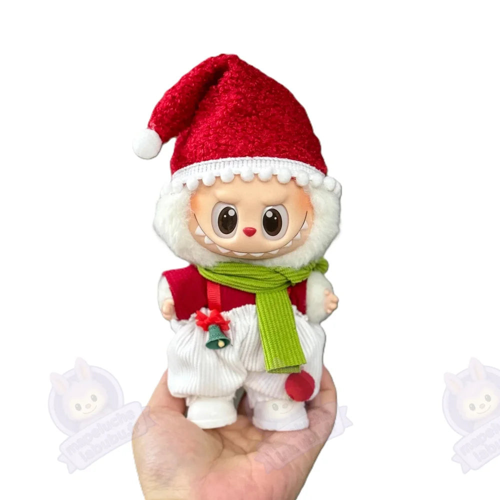 Tenue de noël pour Labubu-MaPelucheLabubu.fr | Adoptez votre Labubu : Peluches et Figurines Uniques