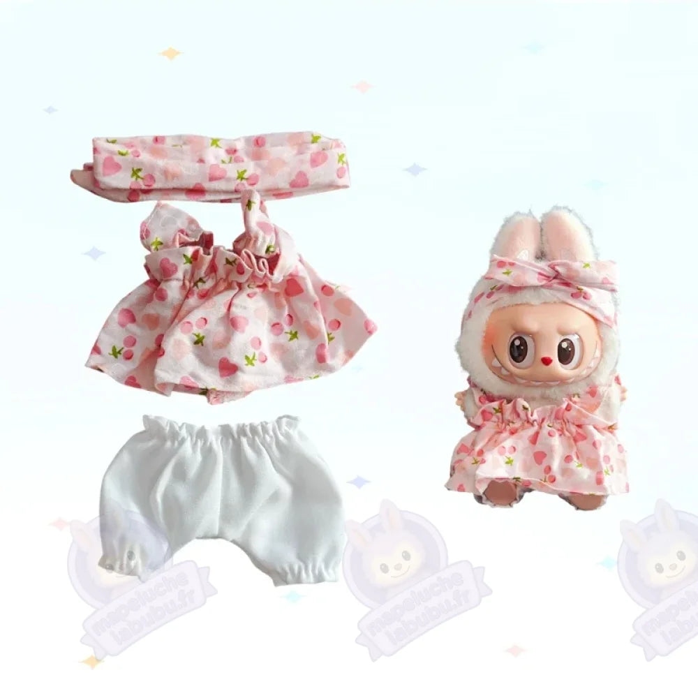 Tenue de princesse labubu accessoires 17 cm-MaPelucheLabubu.fr | Adoptez votre Labubu : Peluches et Figurines Uniques