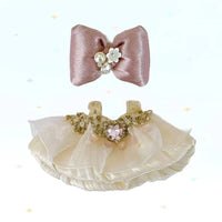 Tenue de princesse labubu accessoires 17 cm - MaPelucheLabubu.fr | Adoptez votre Labubu : Peluches et Figurines Uniques