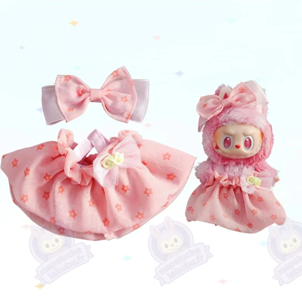 Tenue de princesse labubu accessoires 17 cm-MaPelucheLabubu.fr | Adoptez votre Labubu : Peluches et Figurines Uniques