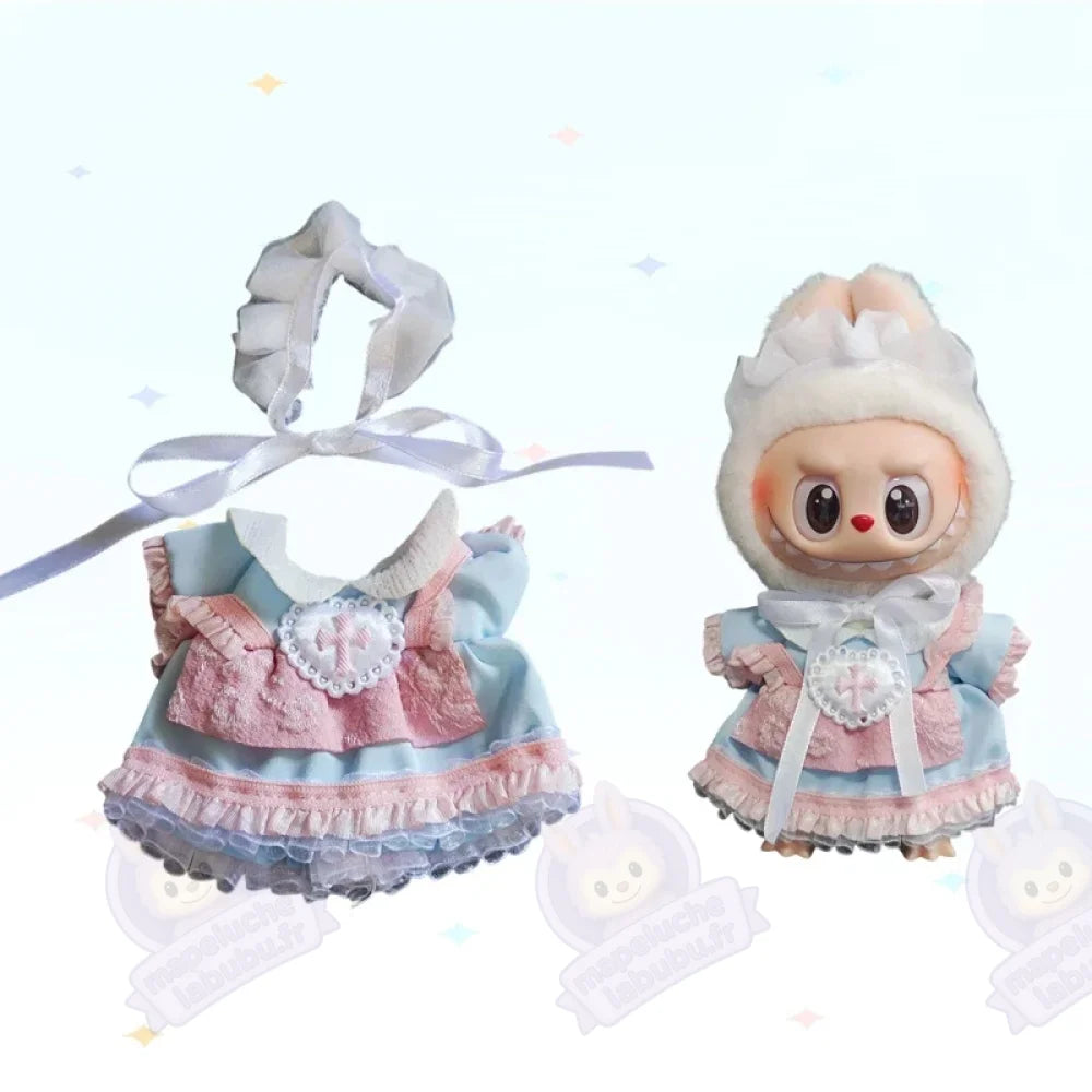 Tenue de princesse labubu accessoires 17 cm-MaPelucheLabubu.fr | Adoptez votre Labubu : Peluches et Figurines Uniques