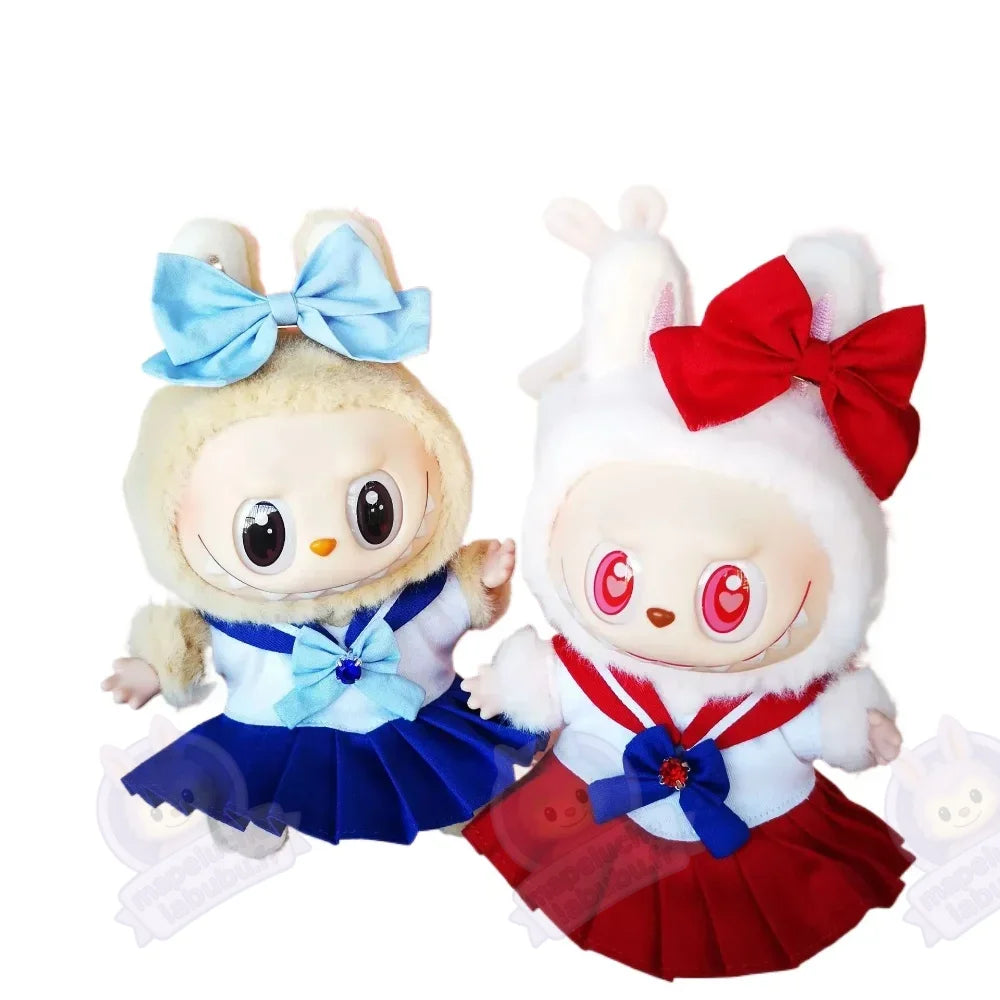 Uniforme rouge pour Labubu-MaPelucheLabubu.fr | Adoptez votre Labubu : Peluches et Figurines Uniques