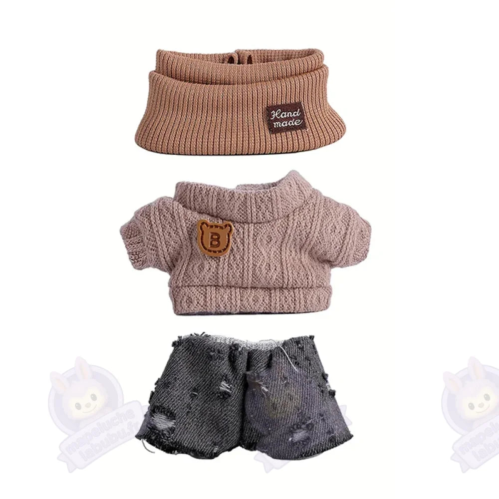 Habits rose pour labubu-MaPelucheLabubu.fr | Adoptez votre Labubu : Peluches et Figurines Uniques