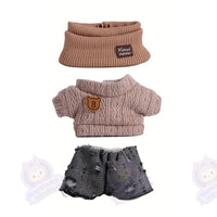 Vêtement labubu en laine - modèle no doll 17-241 / 15 / 17 cm - MaPelucheLabubu.fr | Adoptez votre Labubu : Peluches et Figurines Uniques