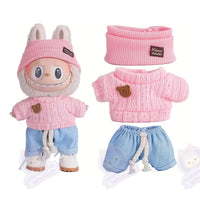 Vêtement labubu noir - modèle no doll 17-234 / 15 / 17 cm - MaPelucheLabubu.fr | Adoptez votre Labubu : Peluches et Figurines Uniques