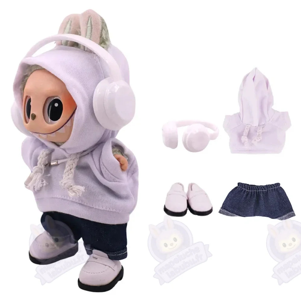 Vêtement pour labubu rose-MaPelucheLabubu.fr | Adoptez votre Labubu : Peluches et Figurines Uniques