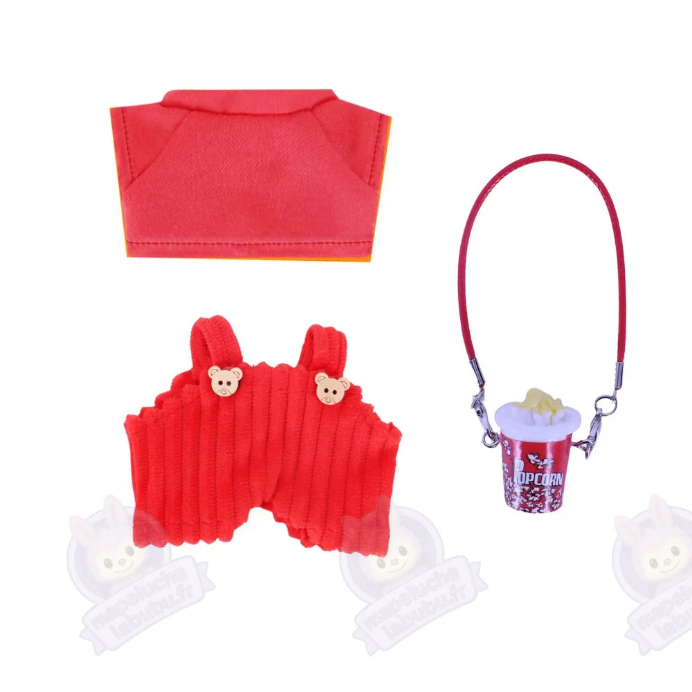 Nouveaux Cadeaux Labubu 2025 Vêtements de Poupée Labubu Jupe Douce, Ensemble d'Accessoires de