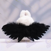 Vêtements labubu ange & démon - modèle black - MaPelucheLabubu.fr | Adoptez votre Labubu : Peluches et Figurines Uniques