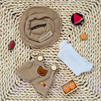 Vétements labubu séries fruits - modèle bear / Poupée non inclus - MaPelucheLabubu.fr | Adoptez votre Labubu : Peluches et Figurines Uniques