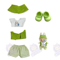 Vêtements pour labubu vert - modèle 1 / 15-17cm doll use - MaPelucheLabubu.fr | Adoptez votre Labubu : Peluches et Figurines Uniques