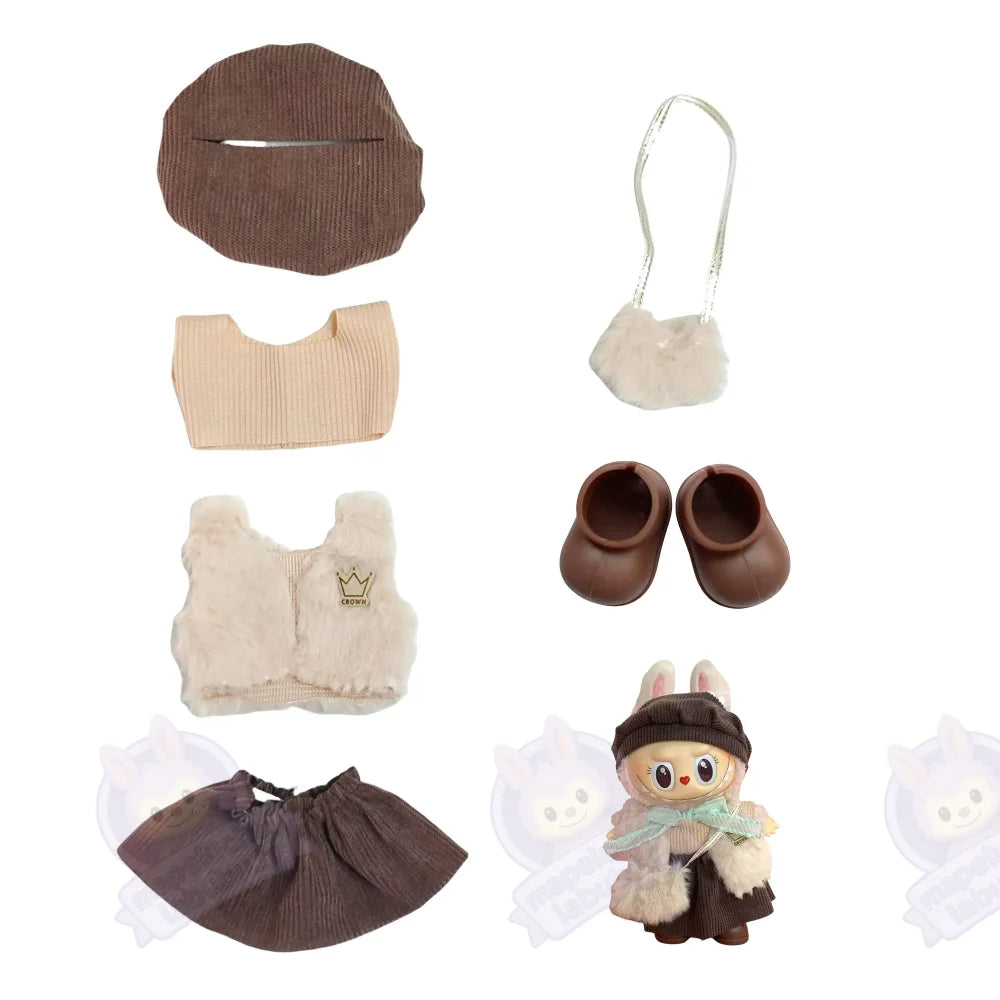 Vêtements pour labubu vert-MaPelucheLabubu.fr | Adoptez votre Labubu : Peluches et Figurines Uniques