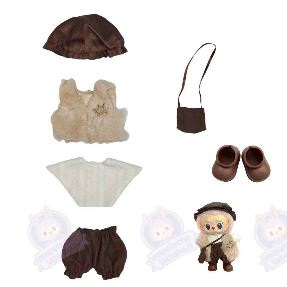 Vêtements pour labubu vert-MaPelucheLabubu.fr | Adoptez votre Labubu : Peluches et Figurines Uniques