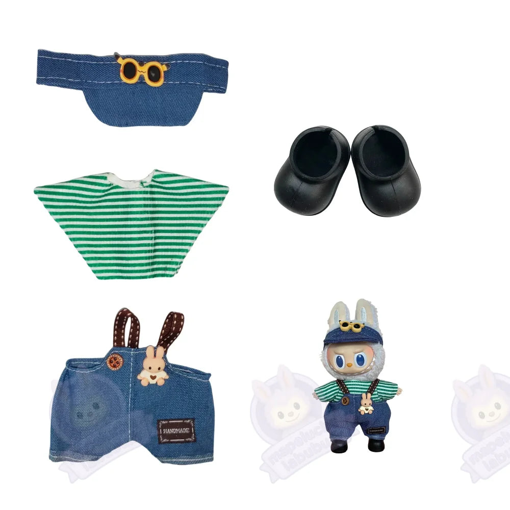 Vêtements pour labubu vert-MaPelucheLabubu.fr | Adoptez votre Labubu : Peluches et Figurines Uniques