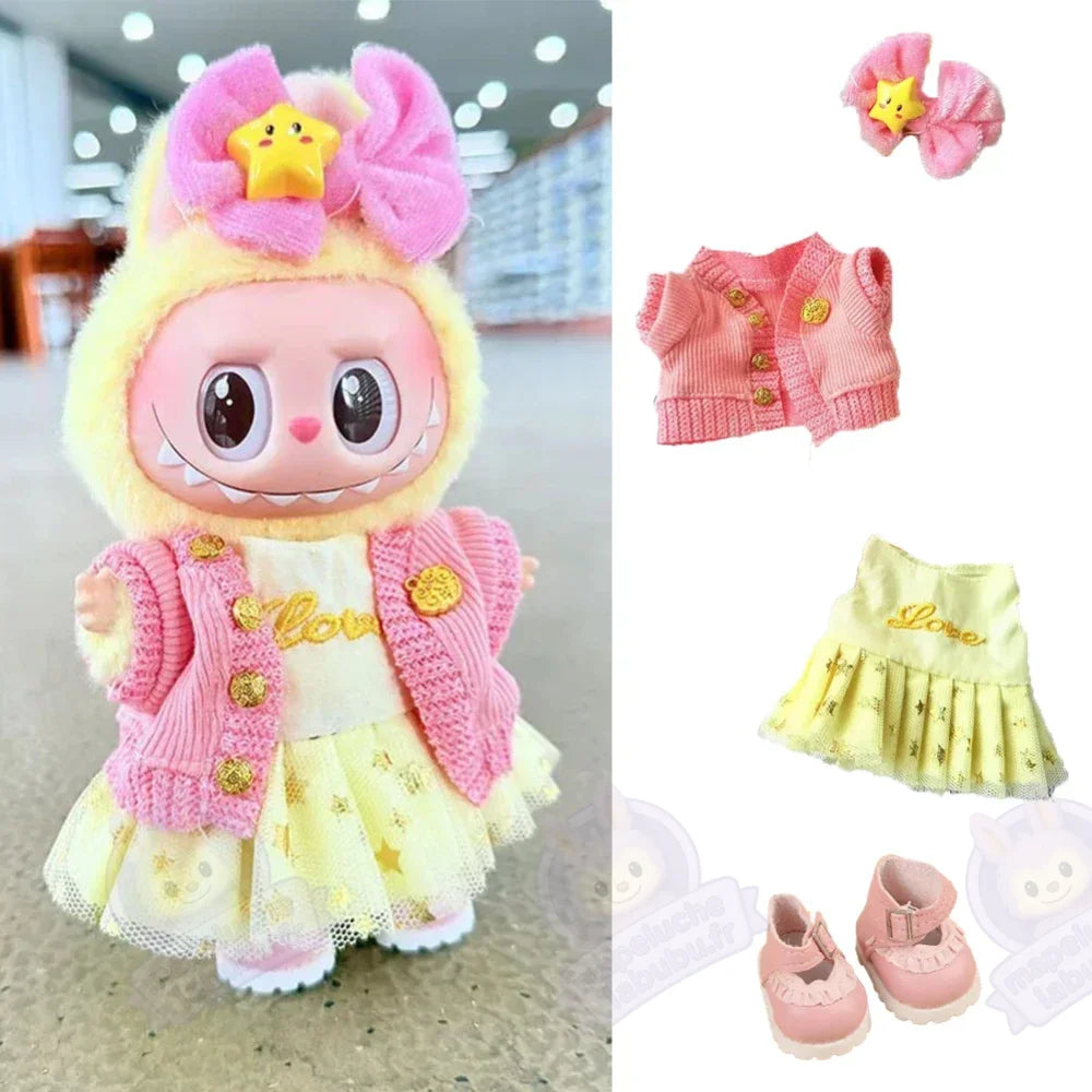 Vêtements macarons labubu-MaPelucheLabubu.fr | Adoptez votre Labubu : Peluches et Figurines Uniques