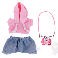 Vêtements tricoté rouge pour labubu - modèle xm2233xm2273xm2877 - MaPelucheLabubu.fr | Adoptez votre Labubu : Peluches et Figurines Uniques